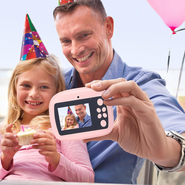 Instant Print Kids Camera with Dual Lens, HD Video and Creative Kit – Lymora