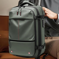 Air Vacuum Backpack – Expandable 60L Waterproof Travel Pack with Laptop Compartment – Trivora