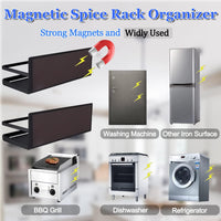 No-Drill Magnetic Spice Rack Set – Vespera