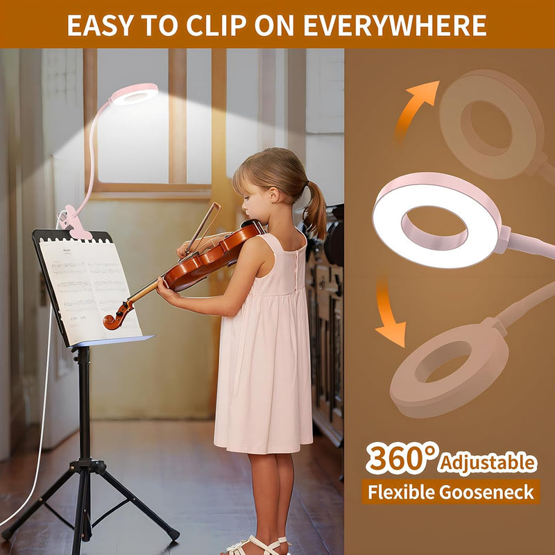 3 Colour Modes LED Desk Clamp Lamp with  & Flexible Gooseneck – Selvara (1+1 FREE)