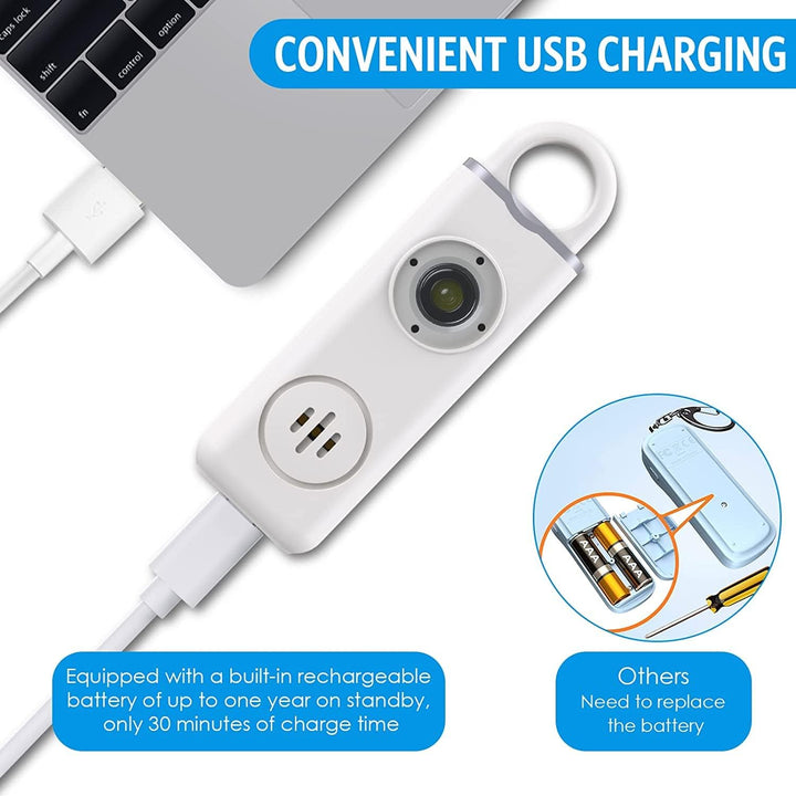 Personal Alarm Keychain 1+1 FREE – Veyora