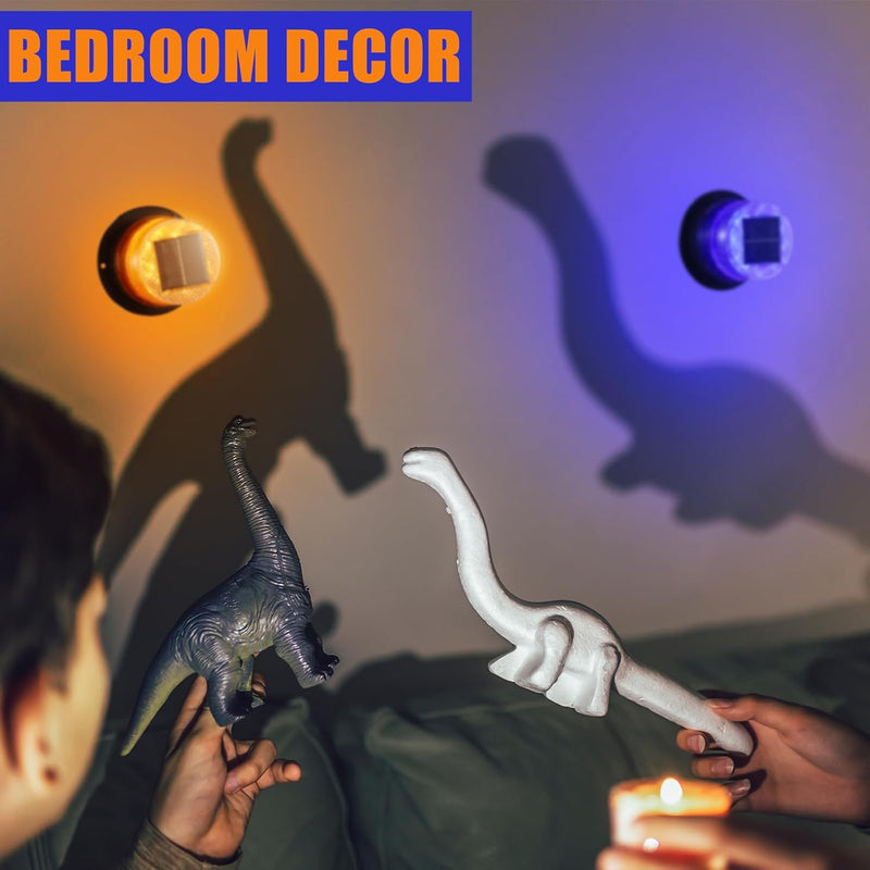 Solar-Powered Amber & Blue Magnetic Strobe Lights Set – Liora