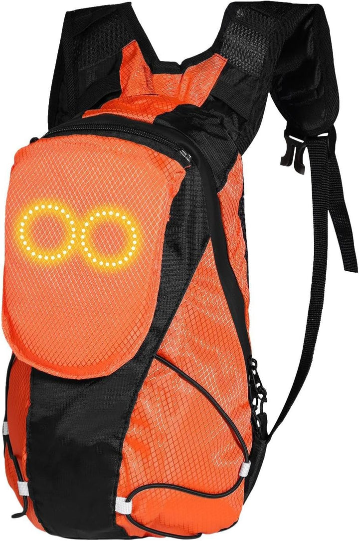 LED Motorcycle Backpack – Luminous Safety Glow Bag for Outdoor & Night Riding – Lumaro