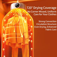 Portable Clothes Dryer with Folding Bag for Small Spaces