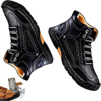 Handmade Waterproof Orthopedic Men’s Boots – Arch Support & Non-Slip Soles – Renvar