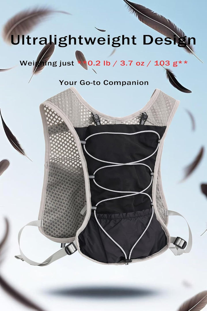 Ultra-Light Hydration Running Vest with 2L Water Bladder – Dravien