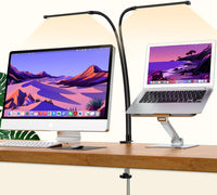 77 LED Desk Clamp Lamp with 70cm Flexible Gooseneck – Ravien