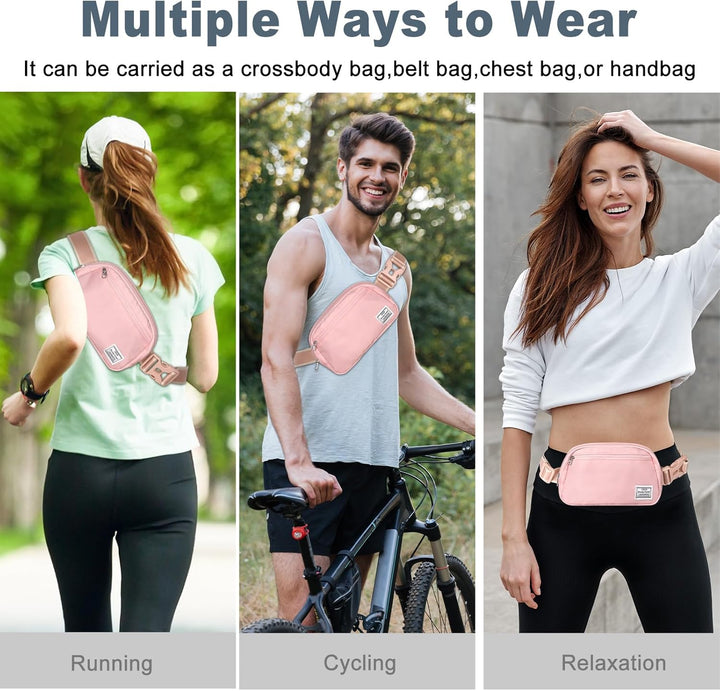 Lightweight Mini Crossbody Waist Bag with Adjustable Strap – Unisex Everyday Pack (1+1 FREE)