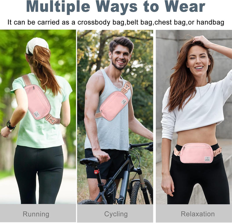 Lightweight Mini Crossbody Waist Bag with Adjustable Strap – Unisex Everyday Pack (1+1 FREE)