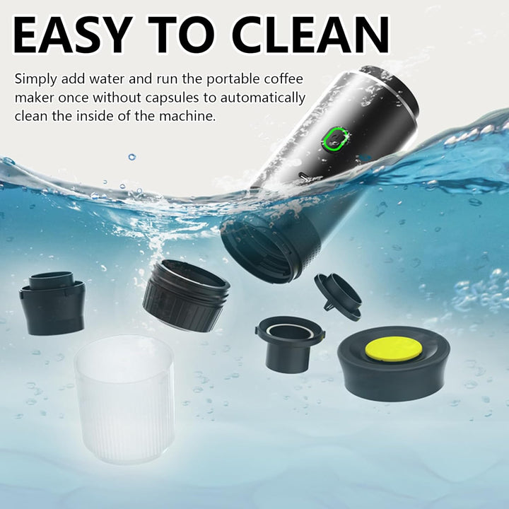 Portable 3-in-1 Espresso Coffee Maker with Rechargeable Battery – Raverno