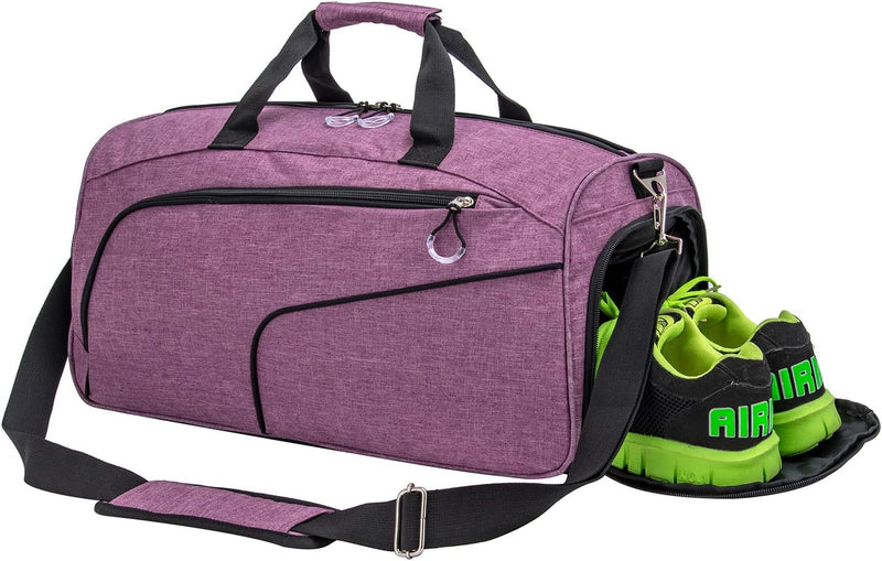 Waterproof 35L Gym Duffel with Shoe Compartment & Wet Pocket – Unisex Sports & Travel Bag