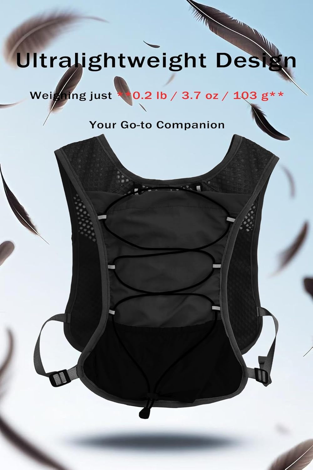 Ultra-Light Hydration Running Vest with 2L Water Bladder – Dravien