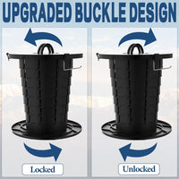 Portable Toilet with Adjustable Height – CampMate