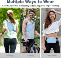 Lightweight Mini Crossbody Waist Bag with Adjustable Strap – Unisex Everyday Pack (1+1 FREE)