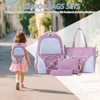 School Bag Set – Large Capacity Student Backpack with Pencil Case & Bags – Nivora