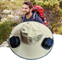 Solar Fan Cooling Hat with UV Protection – Solvoro