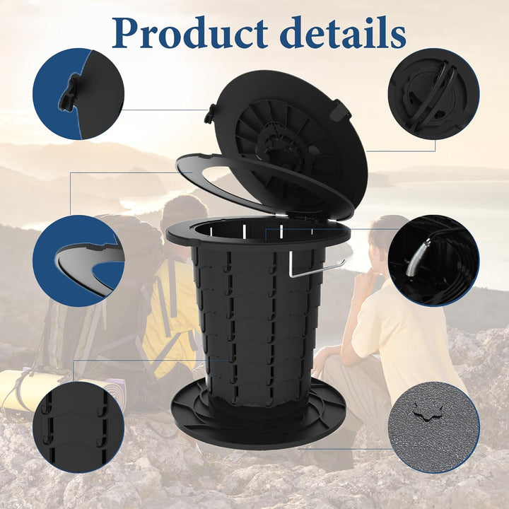 Portable Toilet with Adjustable Height – CampMate