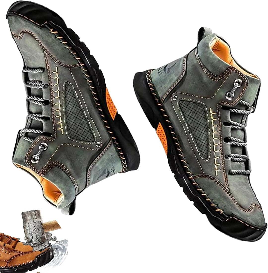 Handmade Waterproof Orthopedic Men’s Boots – Arch Support & Non-Slip Soles – Renvar