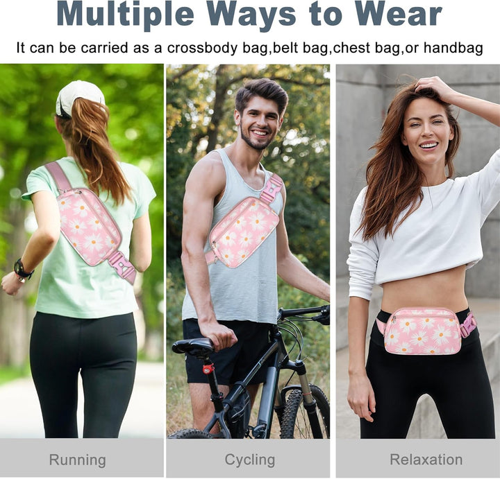 Lightweight Mini Crossbody Waist Bag with Adjustable Strap – Unisex Everyday Pack (1+1 FREE)