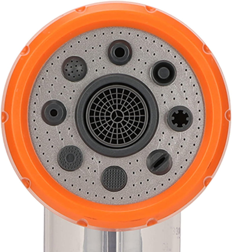 Garden Watering Foam Sprayer 8 Modes High Pressure Hand Shower