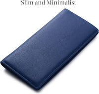 Ultra-thin RFID Blocking Leather Card Wallet - Renée