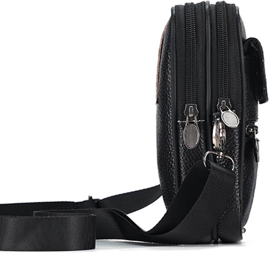 Genuine Leather Multi-Purpose Crossbody & Travel Waist Bag