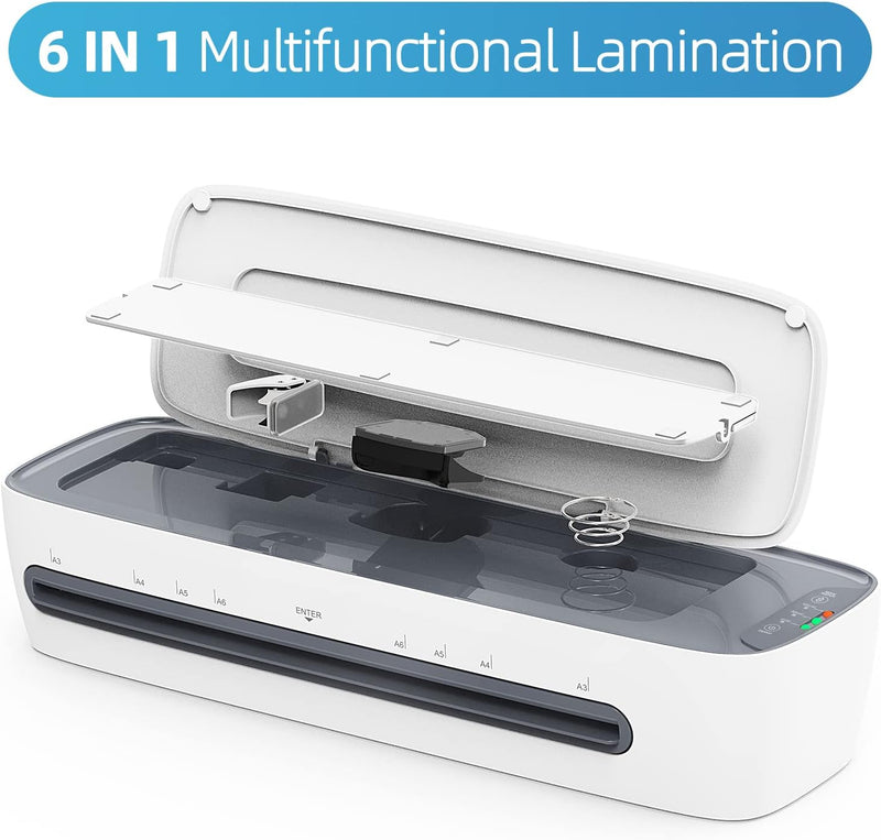 A3 Desktop Laminator Set with Hot & Cold Modes and 6-in-1 Functions – Lexaro