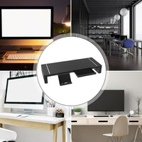 Height Adjustable Monitor Stand with Drawer – Stravon