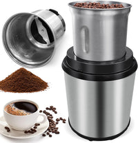 Electric Coffee & Spice Grinder with Removable Cup – BrewMate