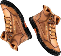 Handmade Waterproof Orthopedic Men’s Boots – Arch Support & Non-Slip Soles – Renvar