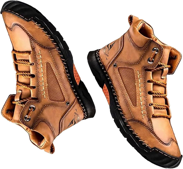 Handmade Waterproof Orthopedic Men’s Boots – Arch Support & Non-Slip Soles – Renvar