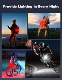 Ultra Slim USB Rechargeable Bike Light Set with 4+6 Modes – SlimBeam