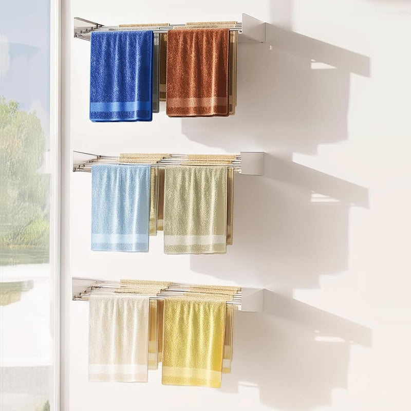 Wall-Mounted Foldable Clothes Drying Rack – DryWall