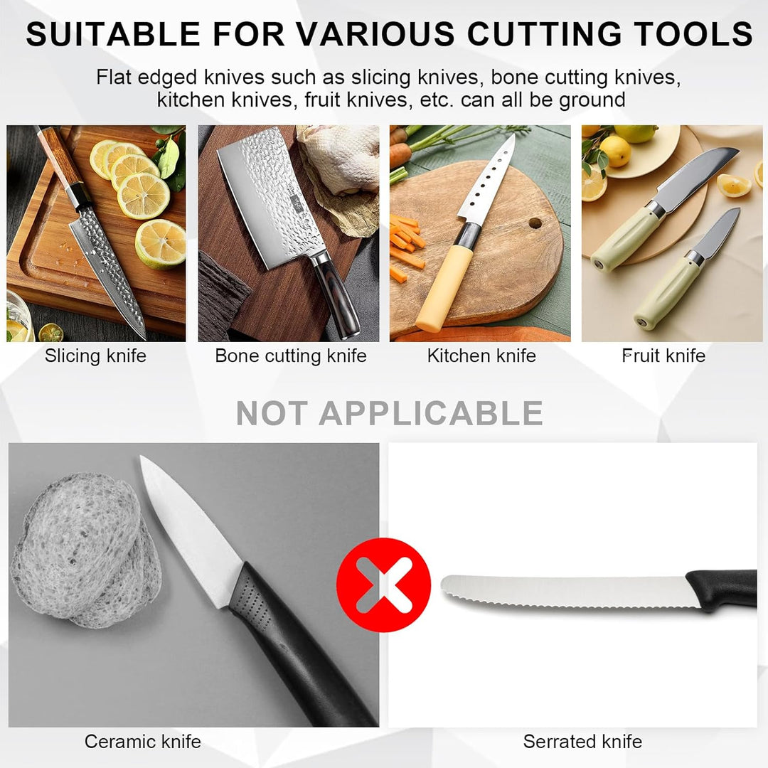 Electric Knife Sharpener with 3 Speeds & LED Display – EdgeMaster