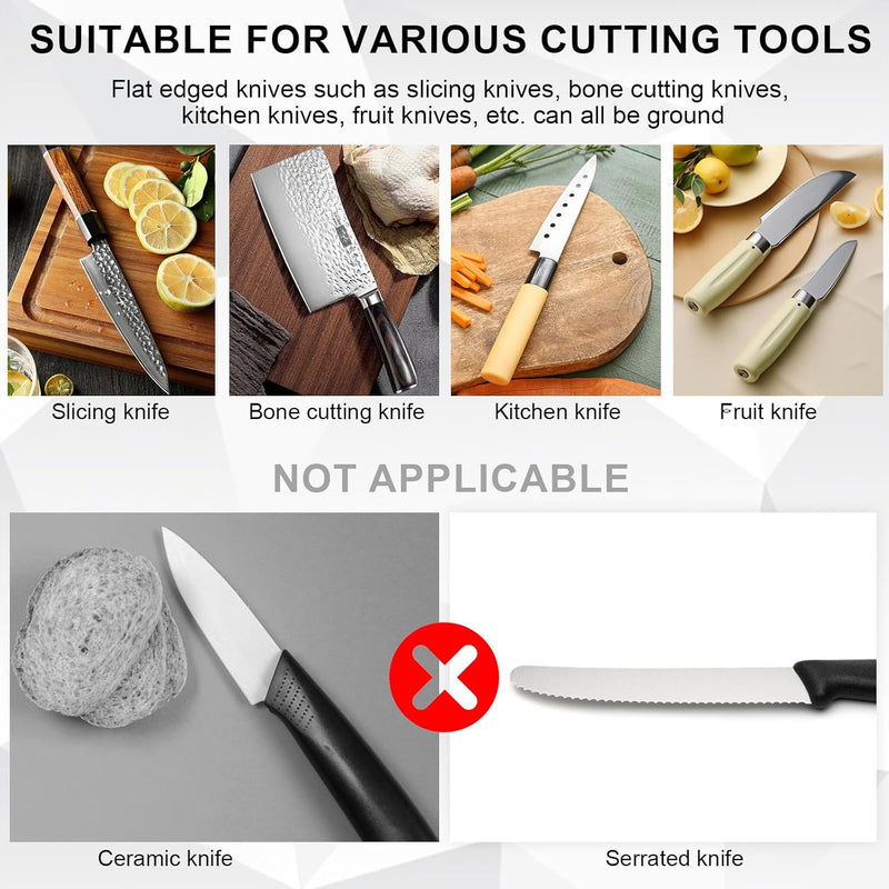 Electric Knife Sharpener with 3 Speeds & LED Display – EdgeMaster