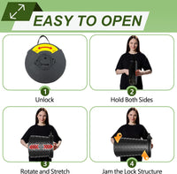 Collapsible Stool with Cushion – SitMax