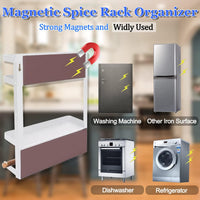 Magnetic Fridge Spice Rack with Paper Towel Holder – Oryden