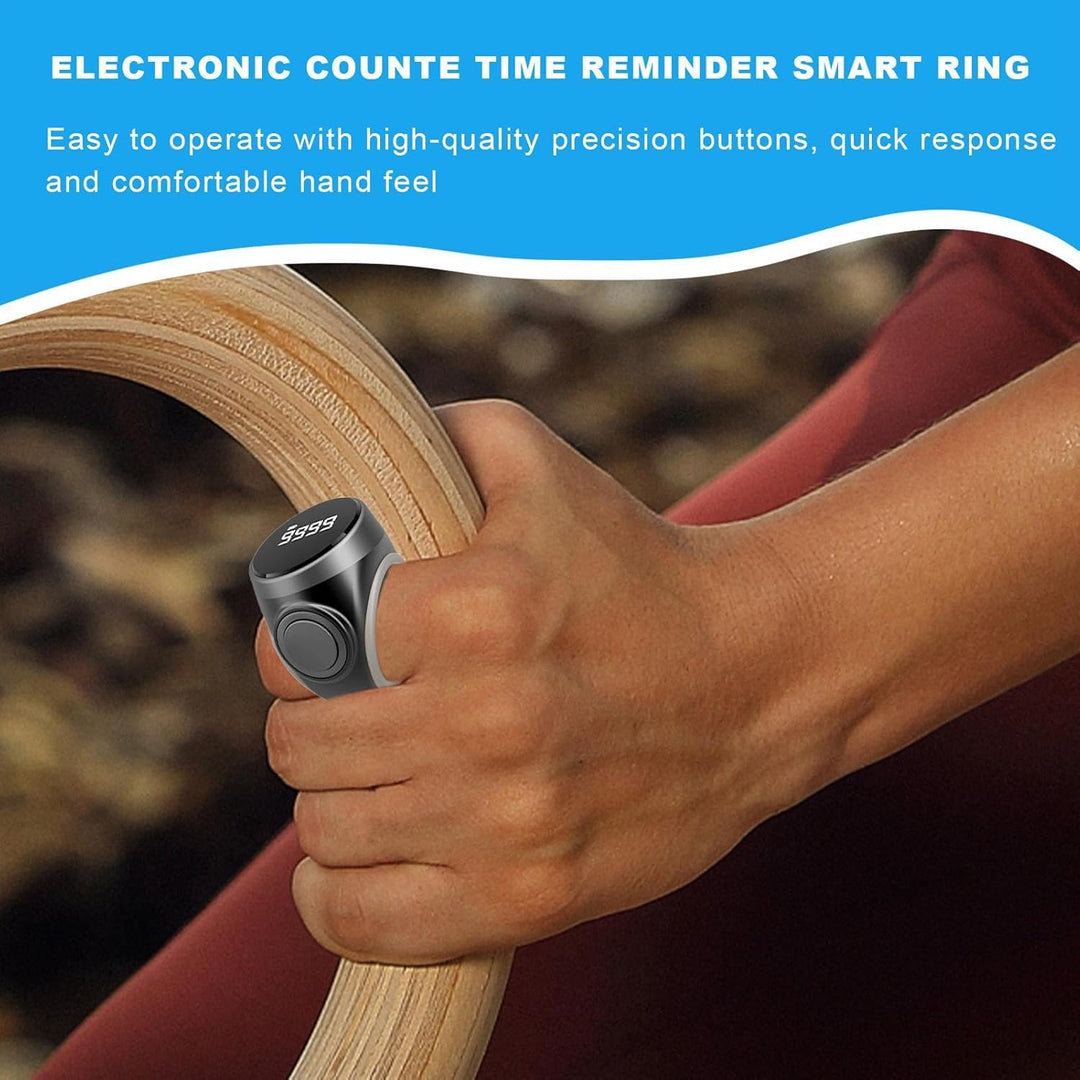 4-Digit Rechargeable Digital Finger Counter Ring (1+1 FREE) – Calmero