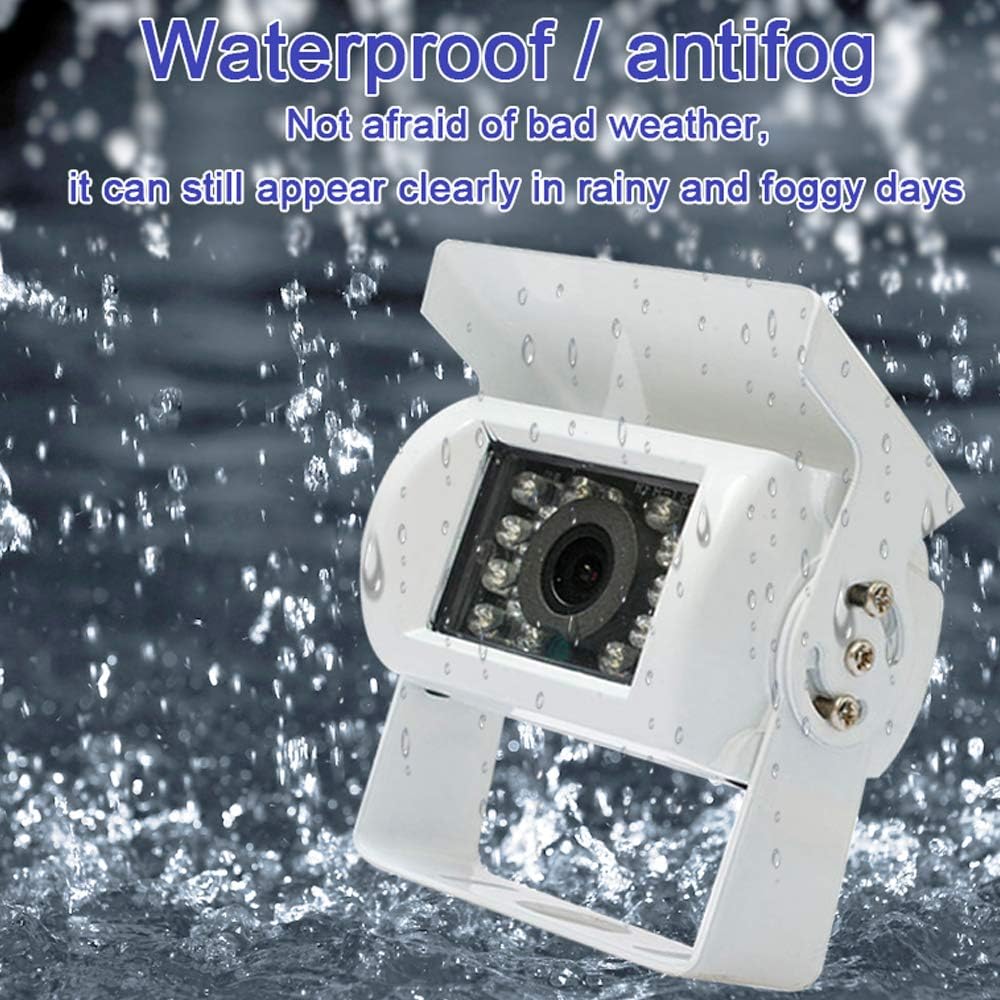 Truck Backup Camera 12V/24V with 18 LED IR Night Vision IP68