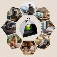 Laptop Sun Shade – Foldable Anti-Glare Privacy Tent for 13–16" Devices – Travory