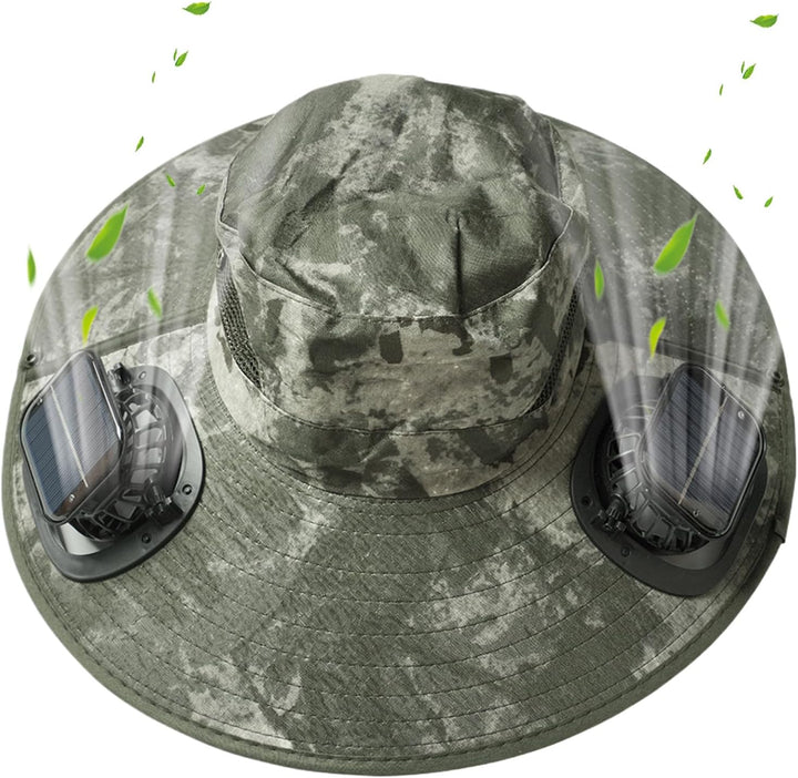 Solar Fan Cooling Hat with UV Protection – Solvoro