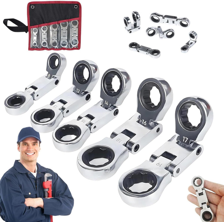 Double Drive Flex Head Ratcheting Wrench – Torvex