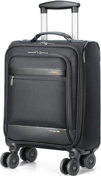 Softside Expandable Carry-On Suitcase with Wheels – Lightweight & Airline Approved