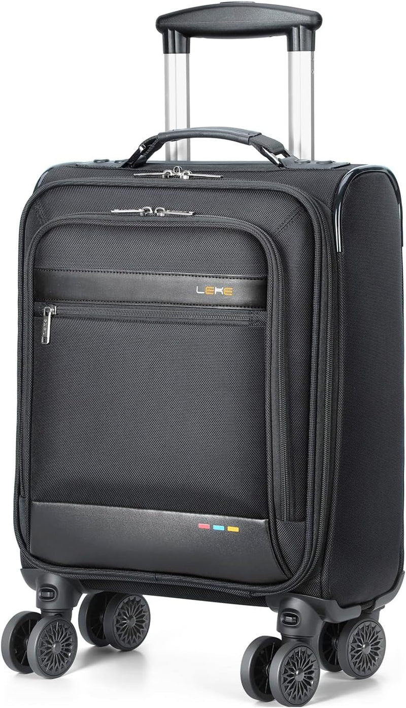 Softside Expandable Carry-On Suitcase with Wheels – Lightweight & Airline Approved
