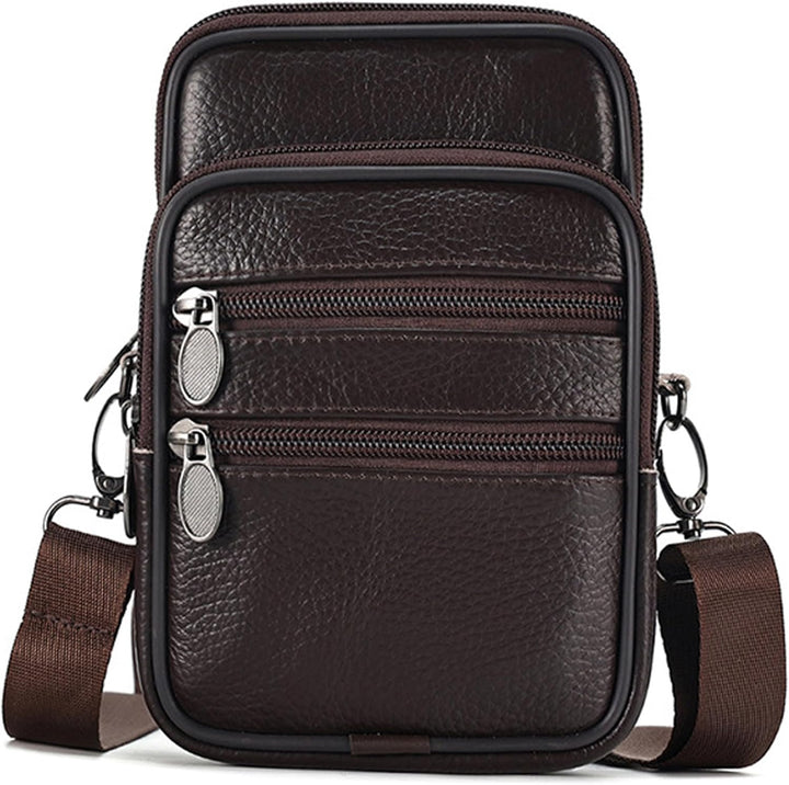 Genuine Leather Multi-Purpose Crossbody & Travel Waist Bag