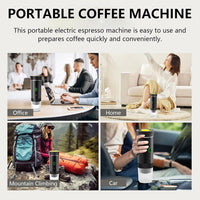 Portable 3-in-1 Espresso Coffee Maker with Rechargeable Battery – Raverno