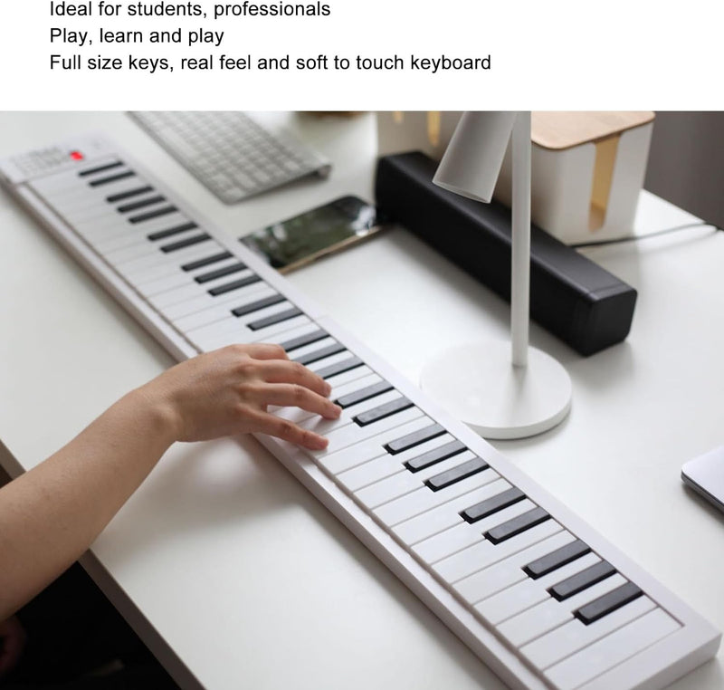 61-Key Foldable Digital Piano with Recording and Playback – Meliora