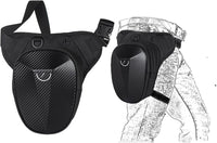 Tactical Motorcycle Leg Bag with Waterproof EVA Shell & Expandable Storage