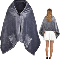 USB Heated Shawl – Portable Electric Wrap with 3 Heat Levels & Overheat Protection – Venora