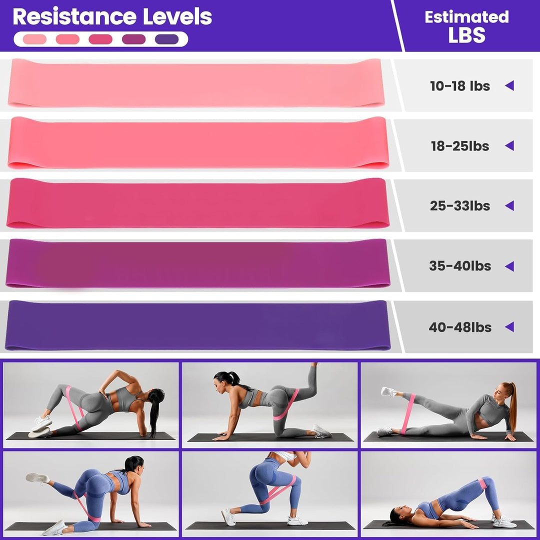 9PCS Home Pilates Kit with Ring, Ball, Bands & Non-Slip Socks